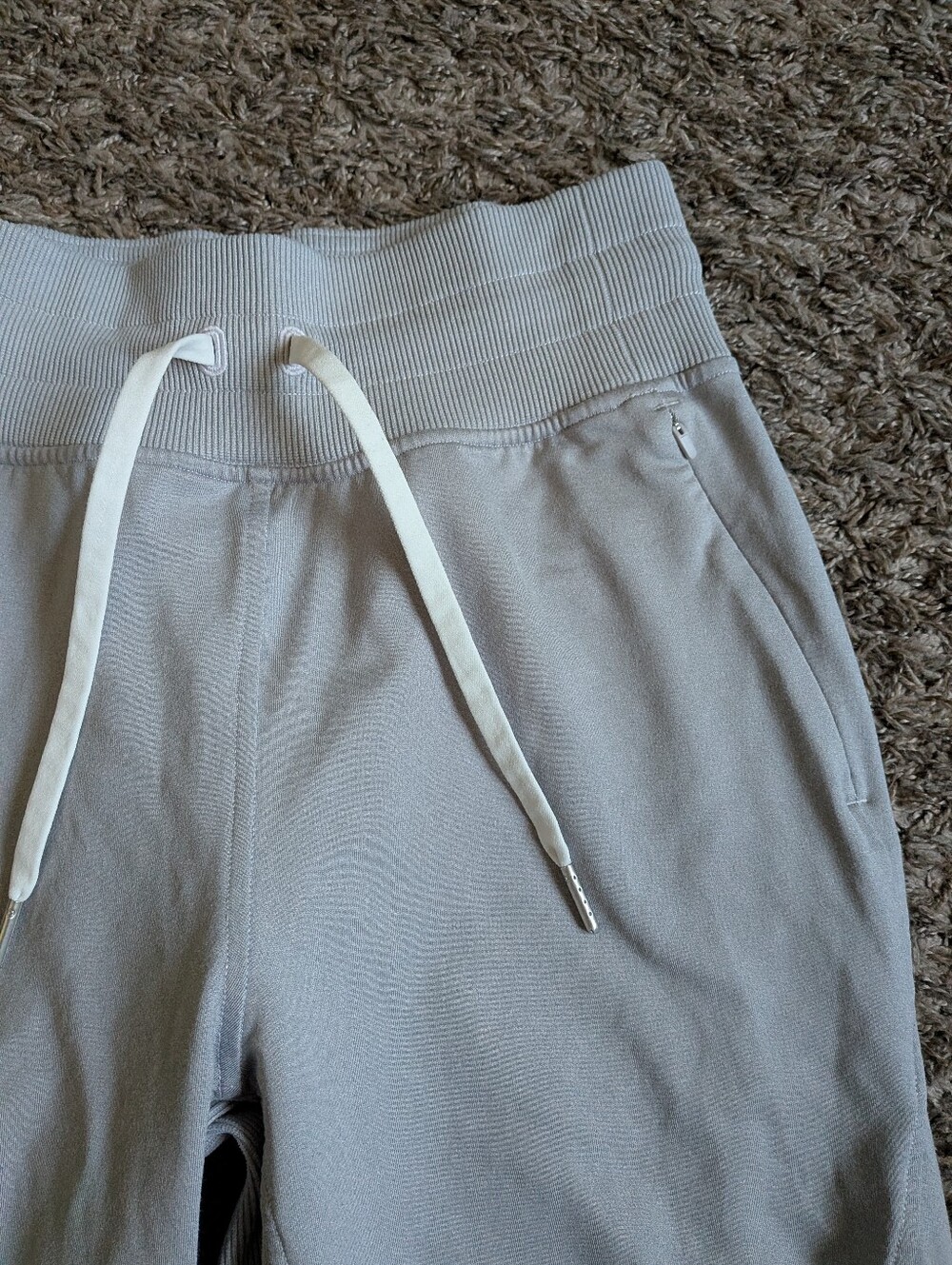 Lululemon Grey Heathered Stargaze Metro Miles Cotton 26" Jogger Women's Sz 4 - Picture 2 of 10